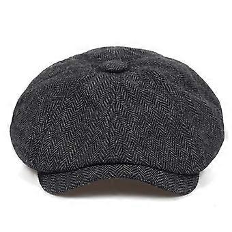 Vintage-barettihatut, jotka ovat yhteensopivia miesten ja naisten unisex-kangasbarettihattujen kanssa, kevät- ja syksykäyttöön, retro, punainen lippa, rento, yhteensopiva eteenpäin säädettävien lippisten kanssa, 2025
