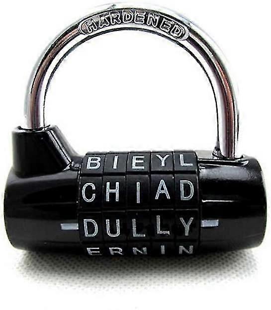 Cadenas à 5 chiffres Noir