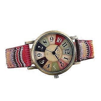 Neues kreatives tägliches zubehör uhr farbe armband ethnischen stil tragbares zubehör