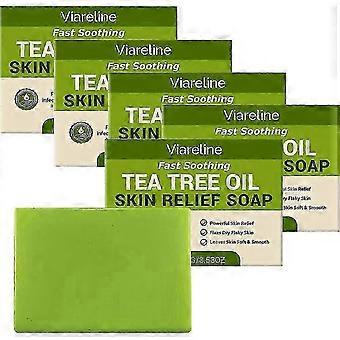 Tea Tree Soap Antifungal Antibacterial Treatment For Face Body Acne, Athlete's Foot, Tinea,folliculitis Ringworm Jock Itch