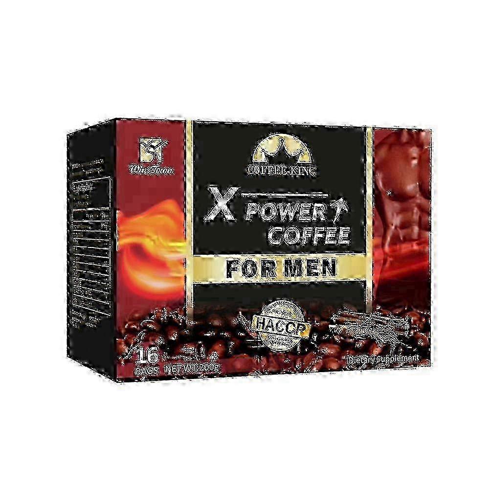 Boostez votre énergie et votre libido avec 16 sachets de café au ginseng et à la maca, pour une vitalité quotidienne optimale.