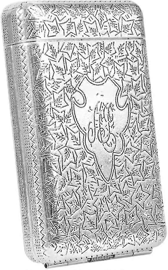 Metal Cigarette Case Holds 14