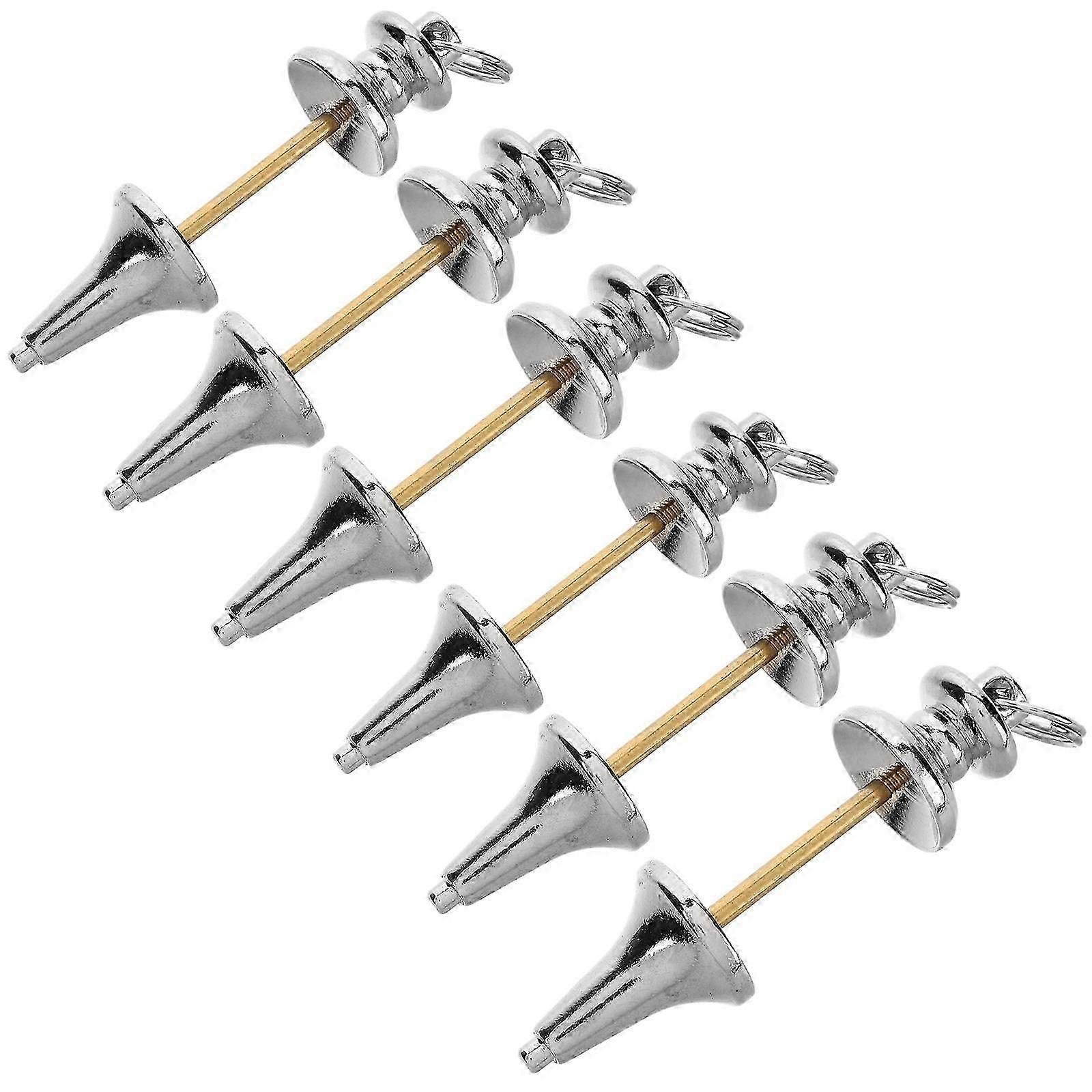6pcs Copper Dowsing Pendulums for Divination Meditation Witchcraft