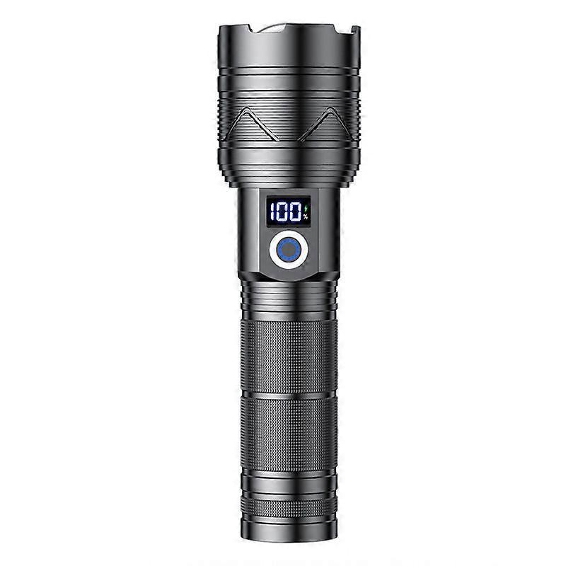 Tactical LED Flashlight Rechargeable Zoomable Torch