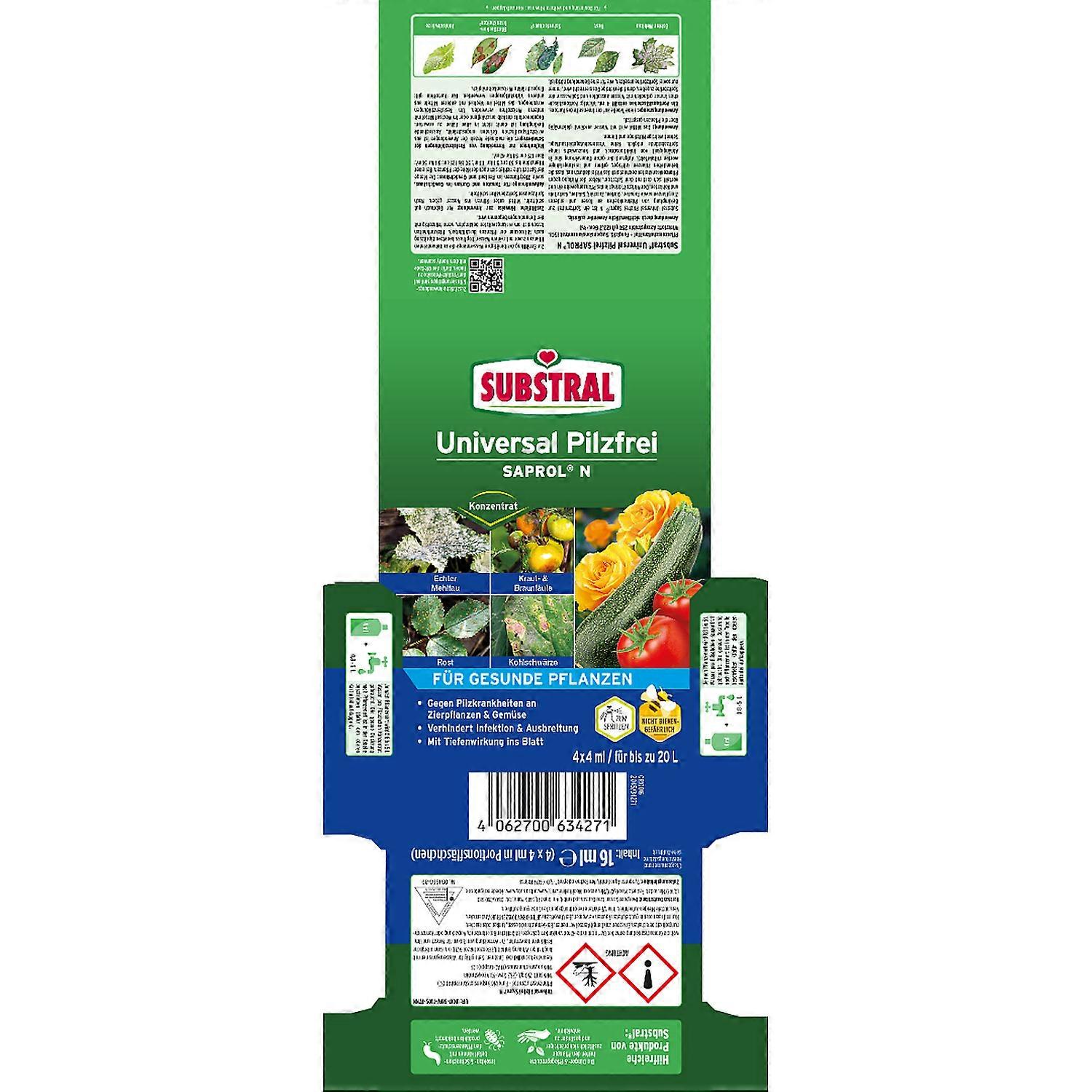 5 x SUBSTRAL® Universal Mushroom-Free SAPROL® N, 4 x 4 ml