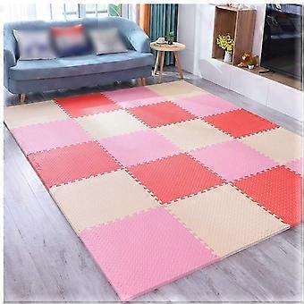 Foam Interlocking Floor Mats 12pcs 60x60x1.2cm Waterproof Gym Play Mat Tiles for Home Workout
