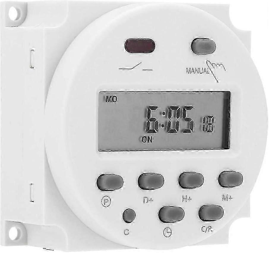 CN101A DC12V LCD Digital Time switch Microcomputer Control Power Timer Relay Switch 220v-240/50-60hz