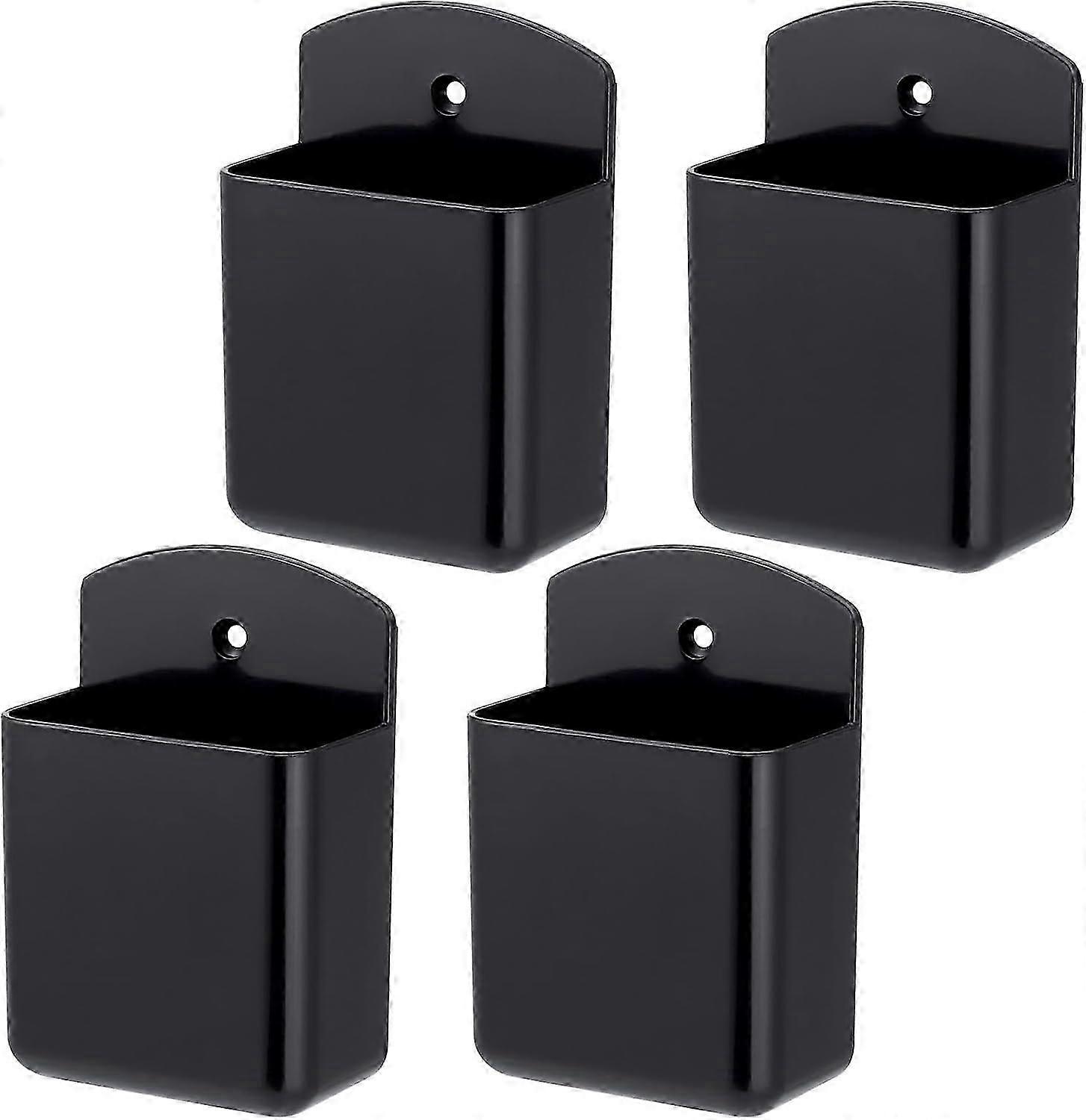Pieces self-adhesive storage boxes, self-adhesive remote control holders, wall mount remote control  [MI]
