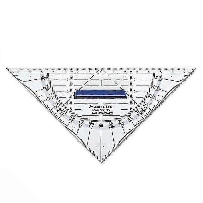 Geometric Drawing Triangular Plate