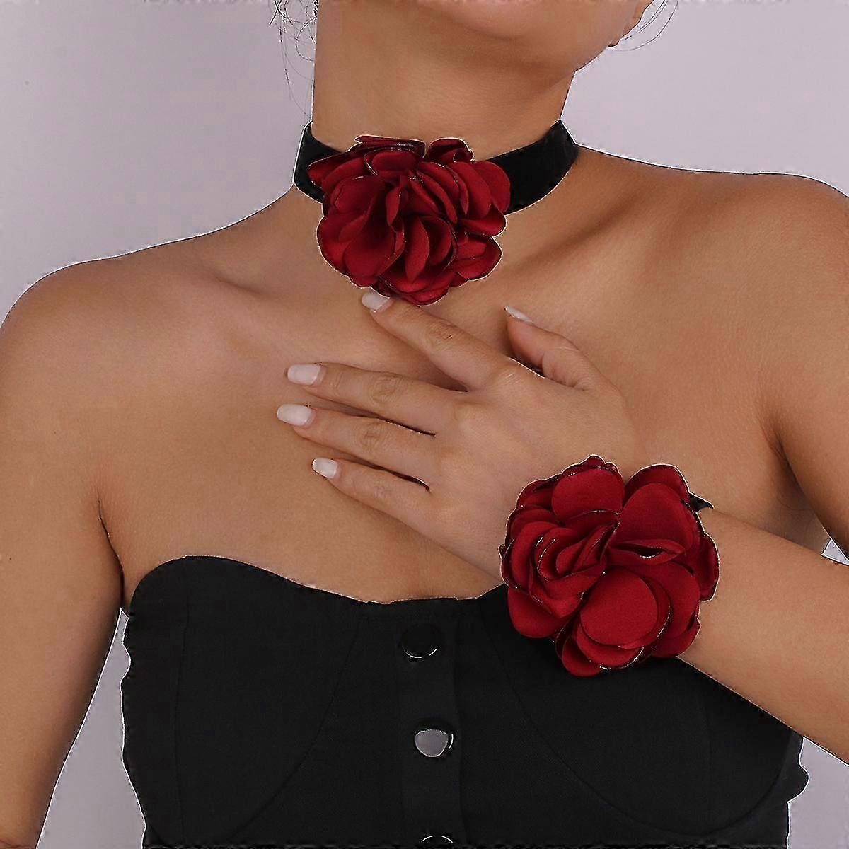 2pcs Female Necklace+Bracelet