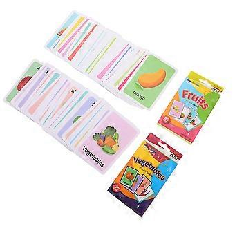 Kids Learning Toys Flash Cards for Toddler 10Sets Educational Cards