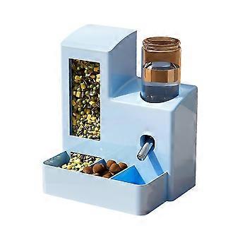 Large Capacity Rabbit Drinking Fountain For Hamster Leak Resistant Automatic Food Water Dispenser  White 80