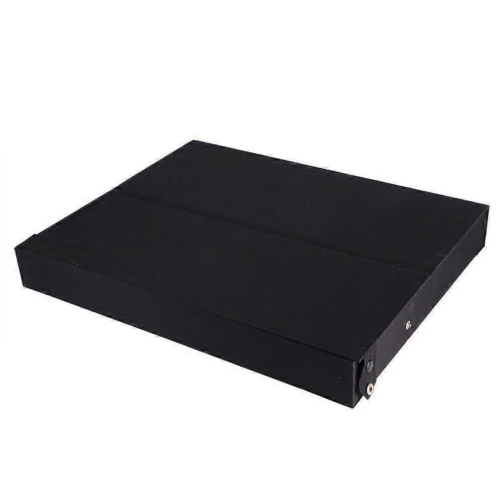 18-Grid Folding Sunglasses Organizer with Triangular Display Support