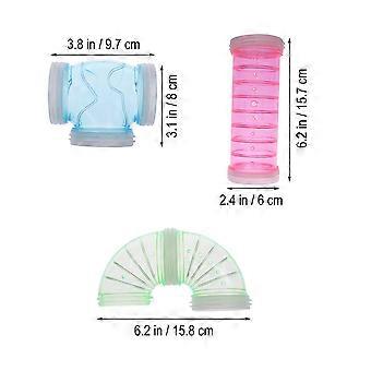 Ensemble de 9 tubes de sport de couleurs assorties pour cage à hamster