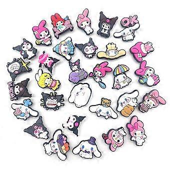 30 Sanrio-serie schoenaccessoires, aangepaste doe-het-zelf-tuinschoengespaccessoires