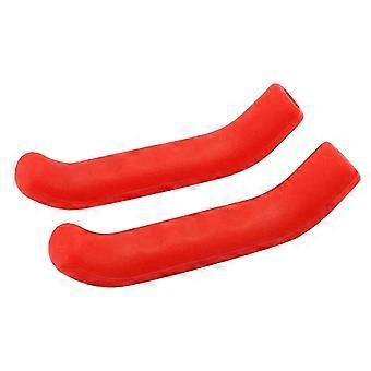 2Pcs Silicone Bicycle Brake Lever Covers, Anti-slip Wear-resistant Bike Brake Lever Grips Protectors compatible with Most MTB Mountain Road Bikes