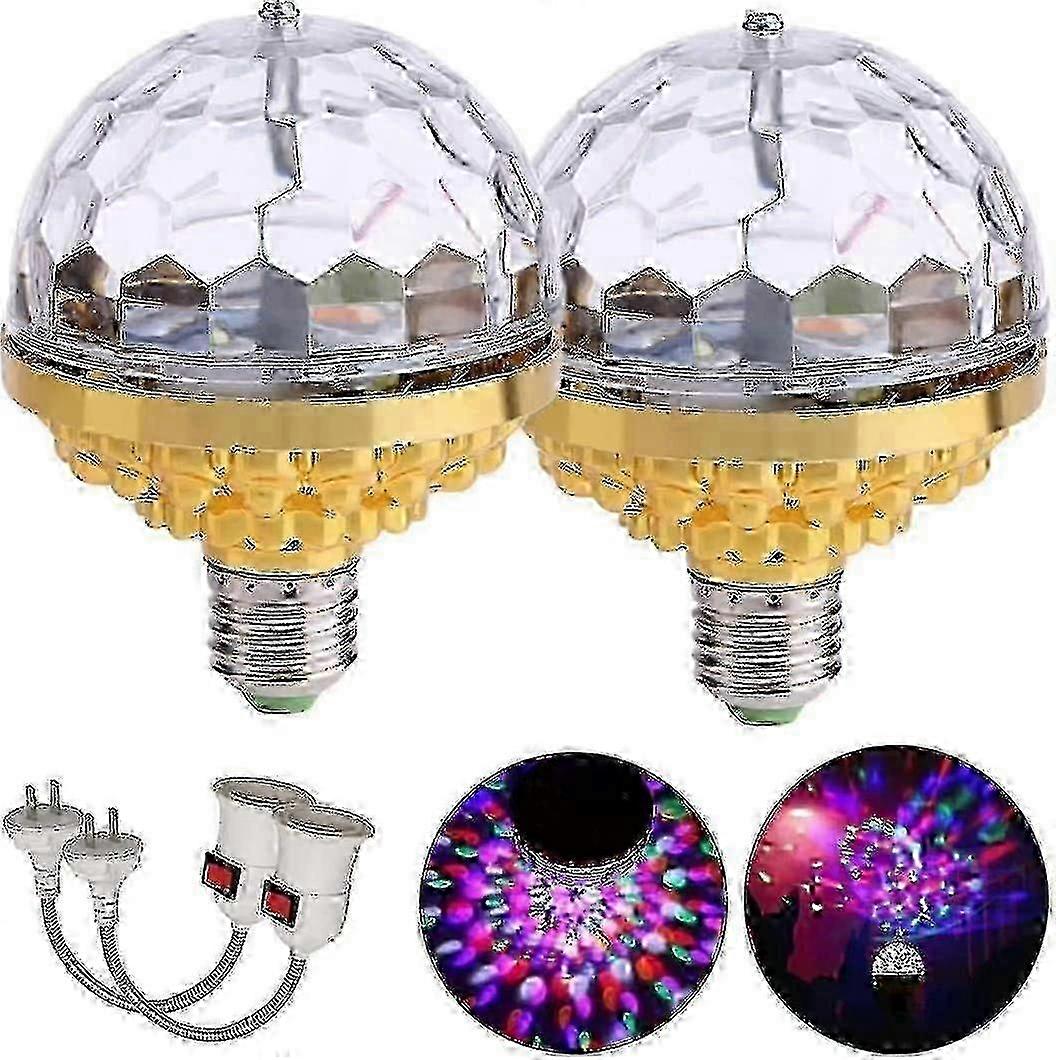 Disco Crystal Rotating Light Ball