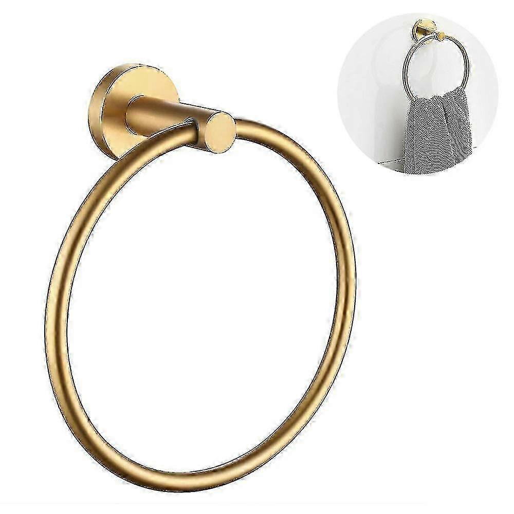Rustproof Gold Stainless Towel Ring