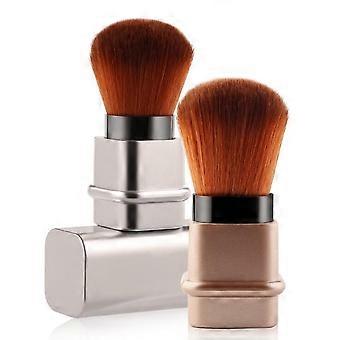 Silver Multi Functional Nail Dust Brush for Foundation Makeup Tool