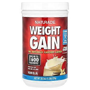 Naturade, Gewichtstoename, Vanille, 1,3 lb (576 g)