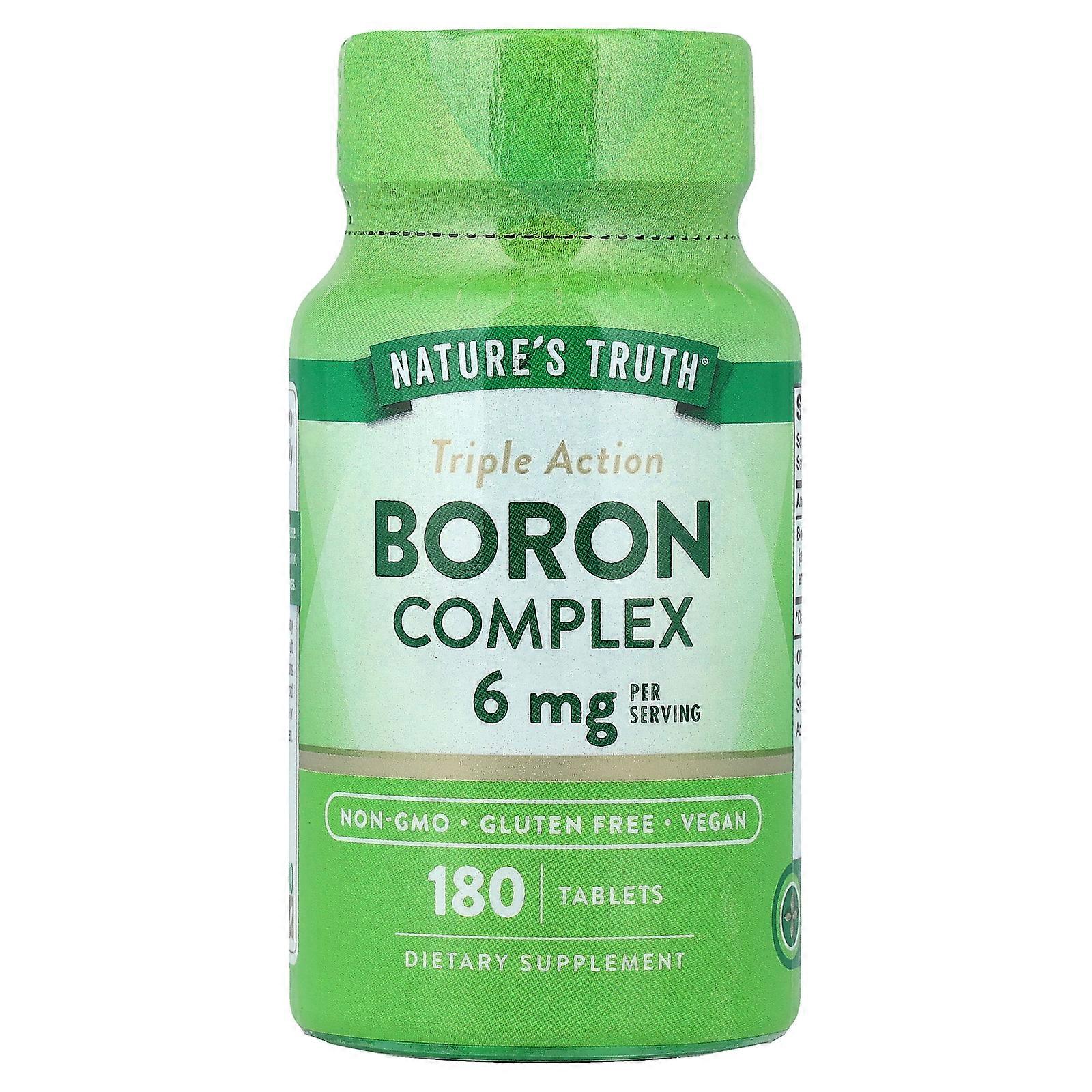 3 x Nature's Truth, Boron Complex, Triple Action , 180 Tablets (3 mg Per tablet)