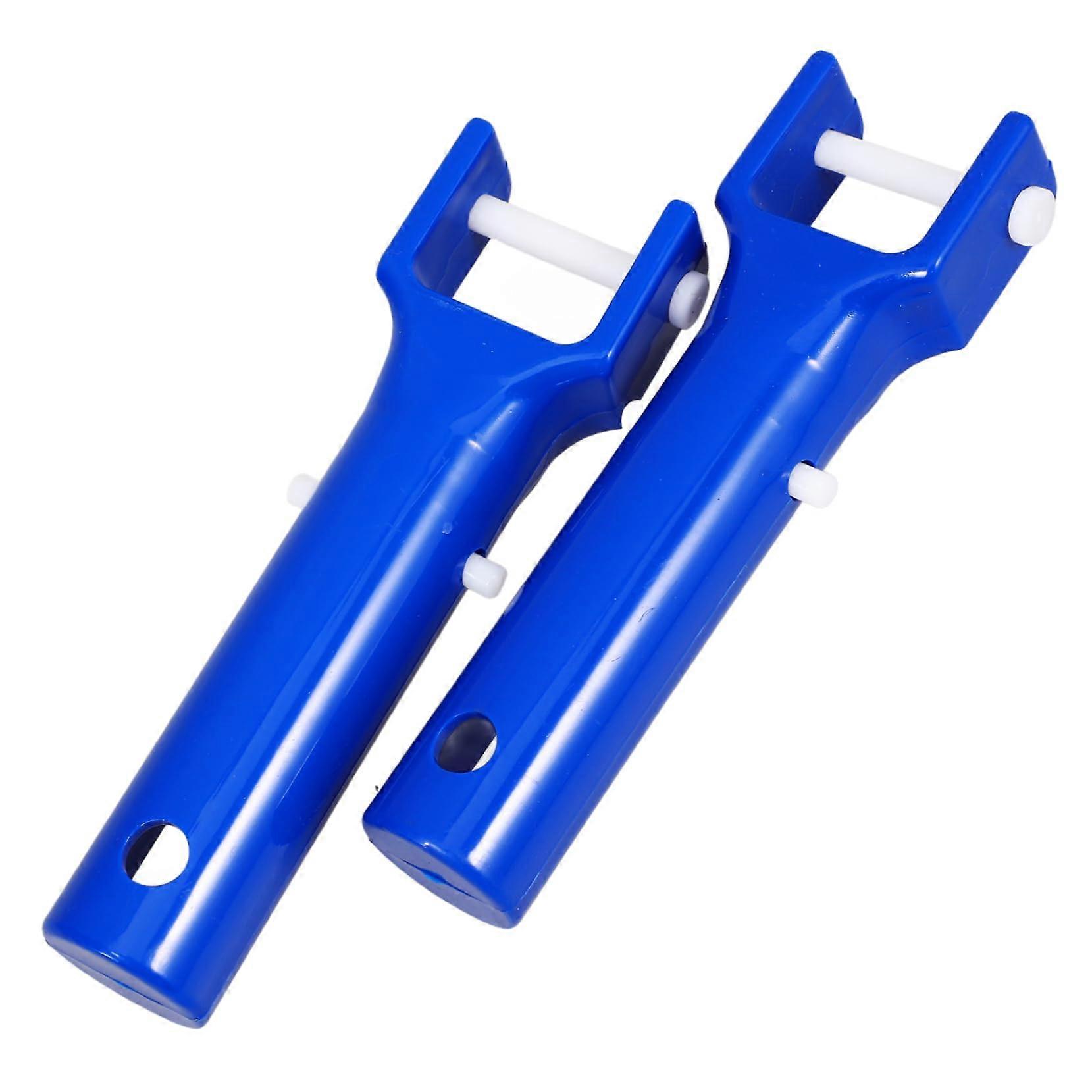 2pcs Ergonomic Pool Cleaning Tools Replacement Handle Set with Comfort Grip and Quick Installation
