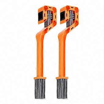 Thorough Chain Dirt Removal - 2 Pcs Chain Cleaning Brushes for Outdoor Dirt Motorcycles