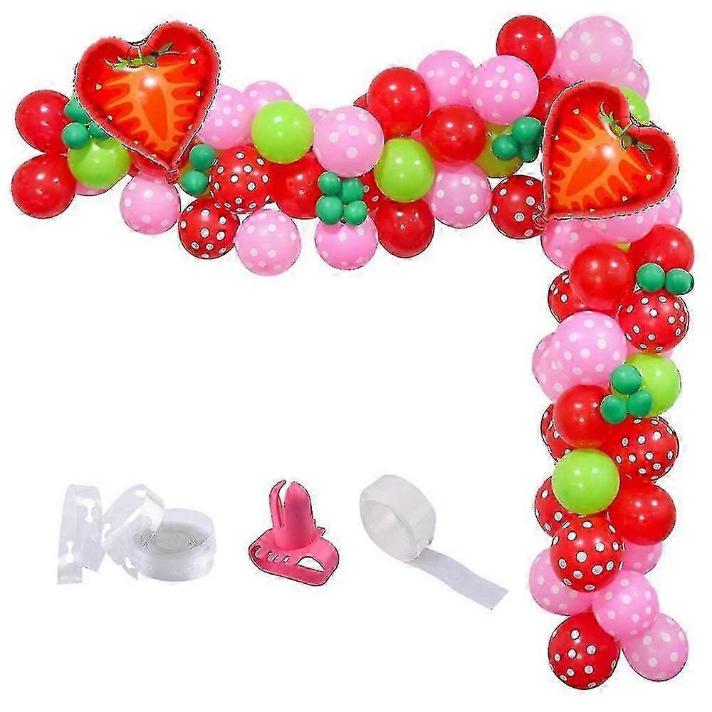 105pc Strawberry Party Balloon Set