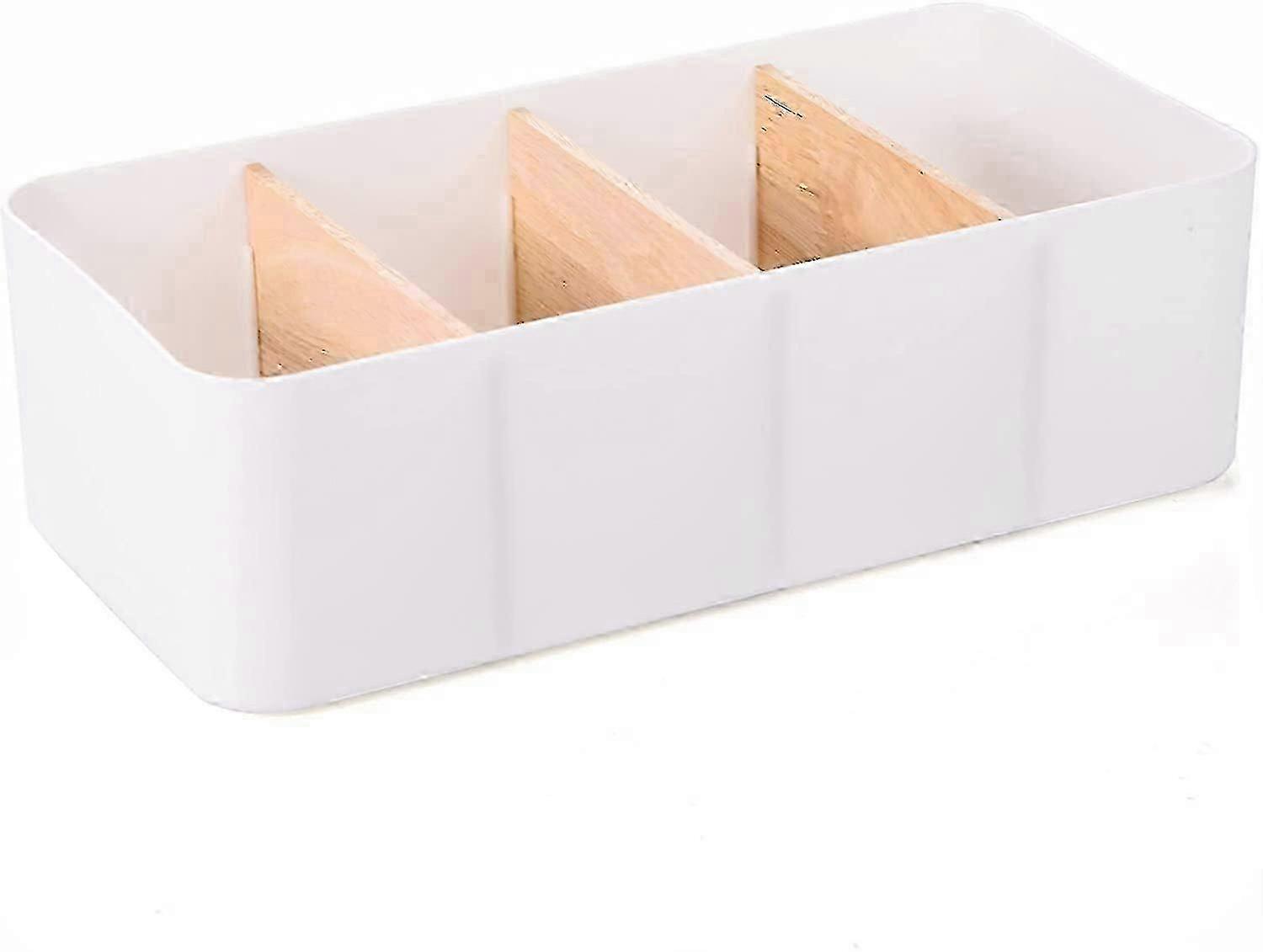 Solid Wood Desk Organizer Box