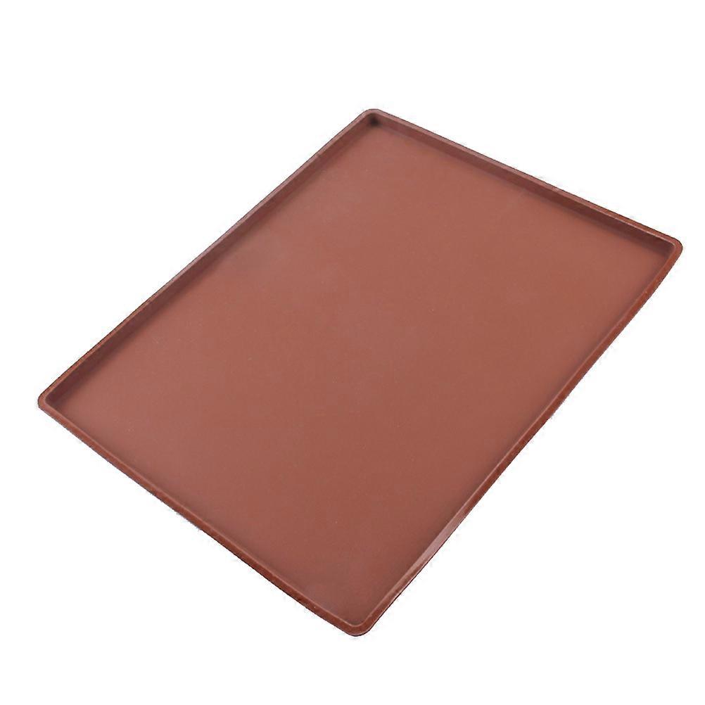 Cake Mat Nonstick Multi-Function Baking Tool for Baking 2Pcs Coffee Color