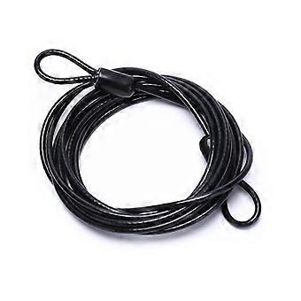 200Cm X 2.5Mm Cycling Sport Security Loop Cable Lock Bicycle Scooter U-Lock New