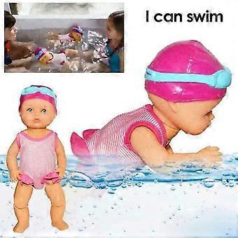 Waterproof Sun-Protective Backstroke Swimming Cap for Kids