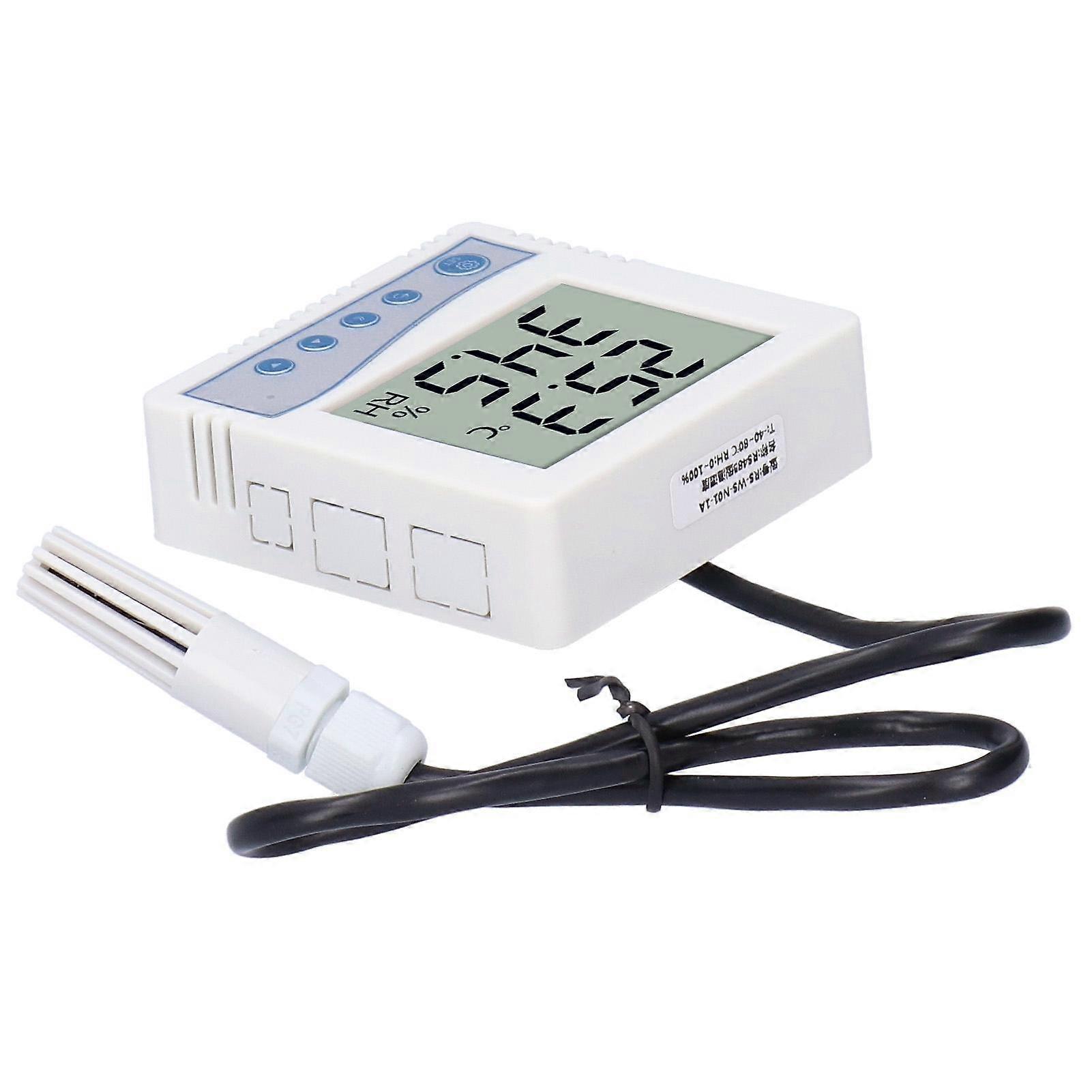 Temperature and Humidity Transmitter Electronic Sensor High Accuracy LCD Screen with ProbeAnalog