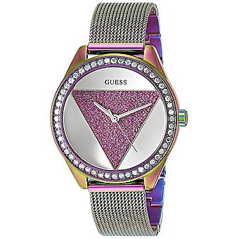 Arvaa katsella ladies tri glitz katsella women analoginen kvartsi ruostumattomasta teräksestä rannekoru GW0018L1