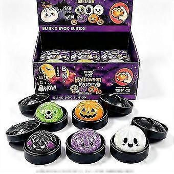 Halloween Glow Slow Rising Fidget Toys Blind Box, Maltose Jelly Bun Stress-y21