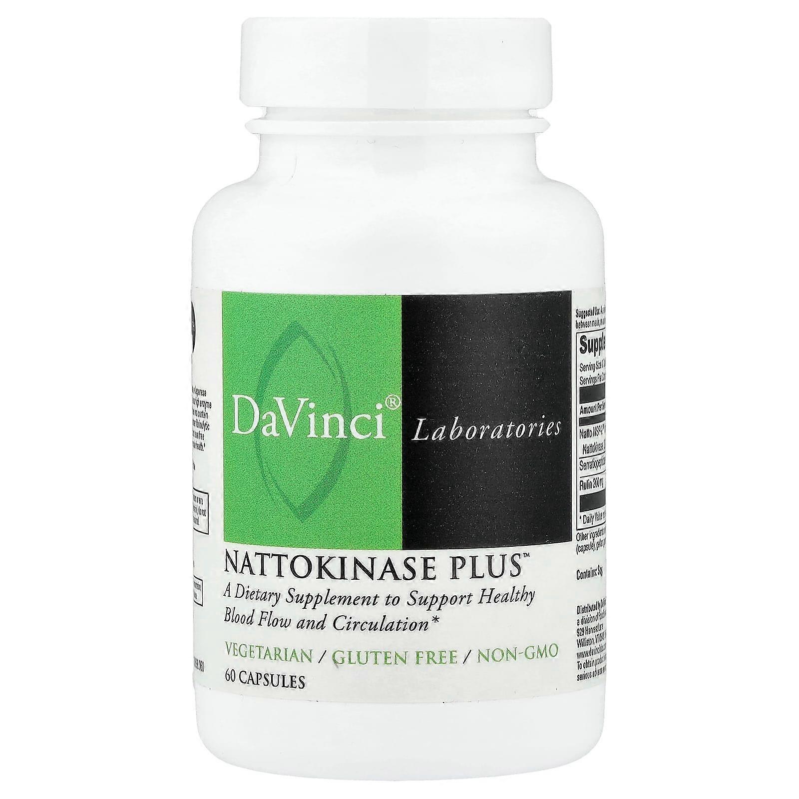 DaVinci Laboratories, Nattokinase Plus™, 60 Capsules