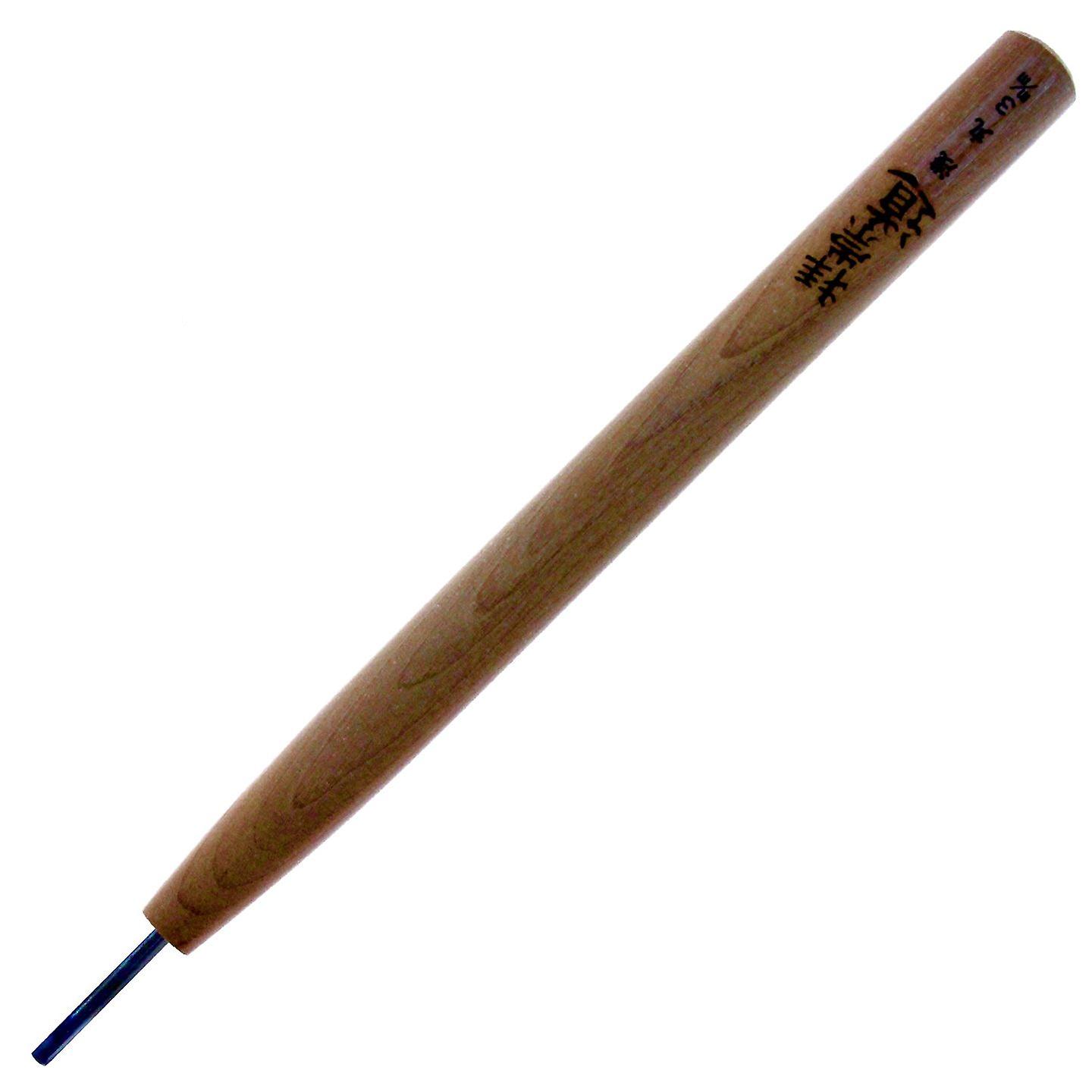 Michihamono Small Japanese Woodwork Chisel 3mm Shallow U Gouge Wood Carving Tool