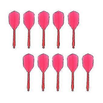10 Pcs Dart Flights with Screw Thread Shafts, Anti-Fall Dart Leaves, Durable & Easy Install sl