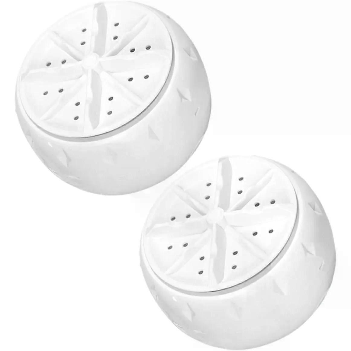 Portable Washer 2Pcs Plastic USB 5V 2A Mini Cleaning Machine
