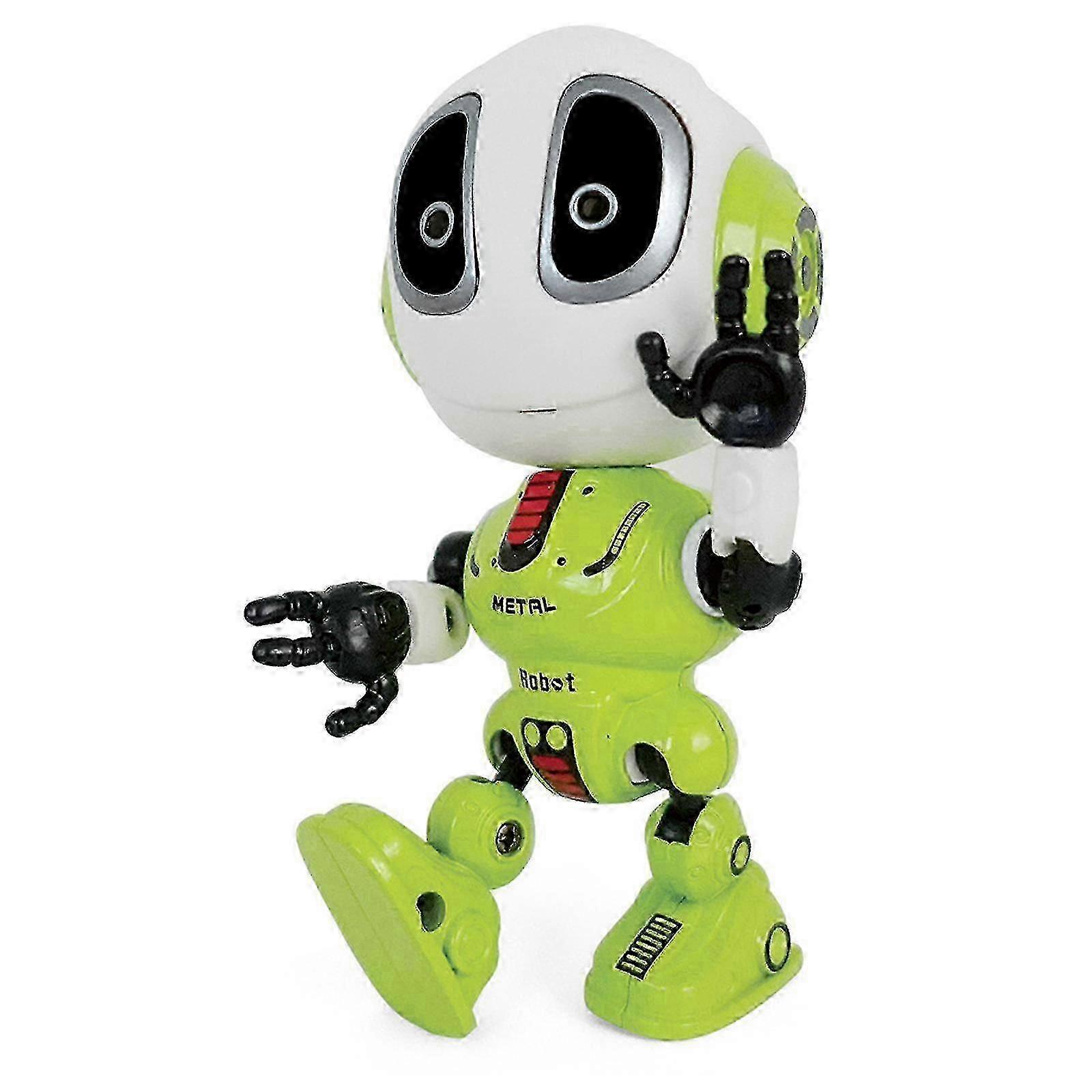 Voice-Repeating Robot Toy With LED Eyes