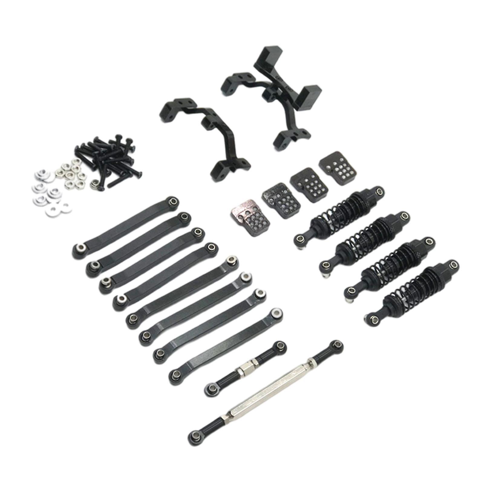 Servo Linkages Pull Rod for D90 D91 D96 MN98 MN99S 1/12 Scale Model Car Black