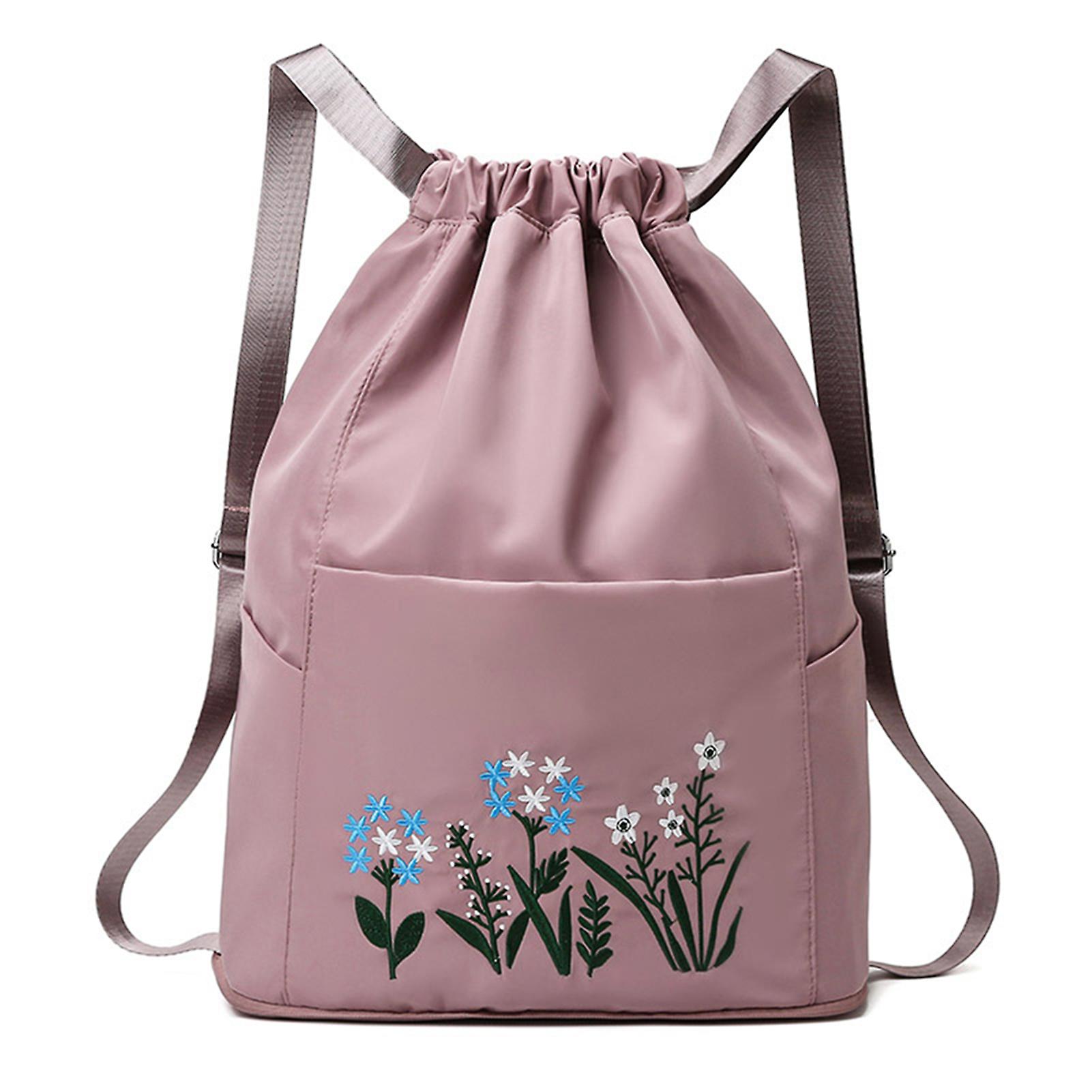 Multifunctional Fitness Travel Bag Large Capacity Foldable Drawstring Backpack