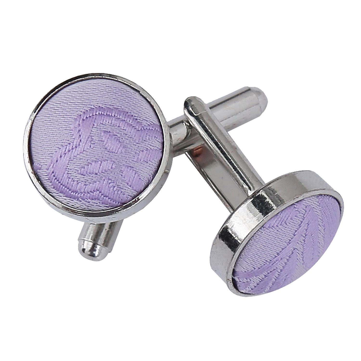 Lilac Floral Cufflinks