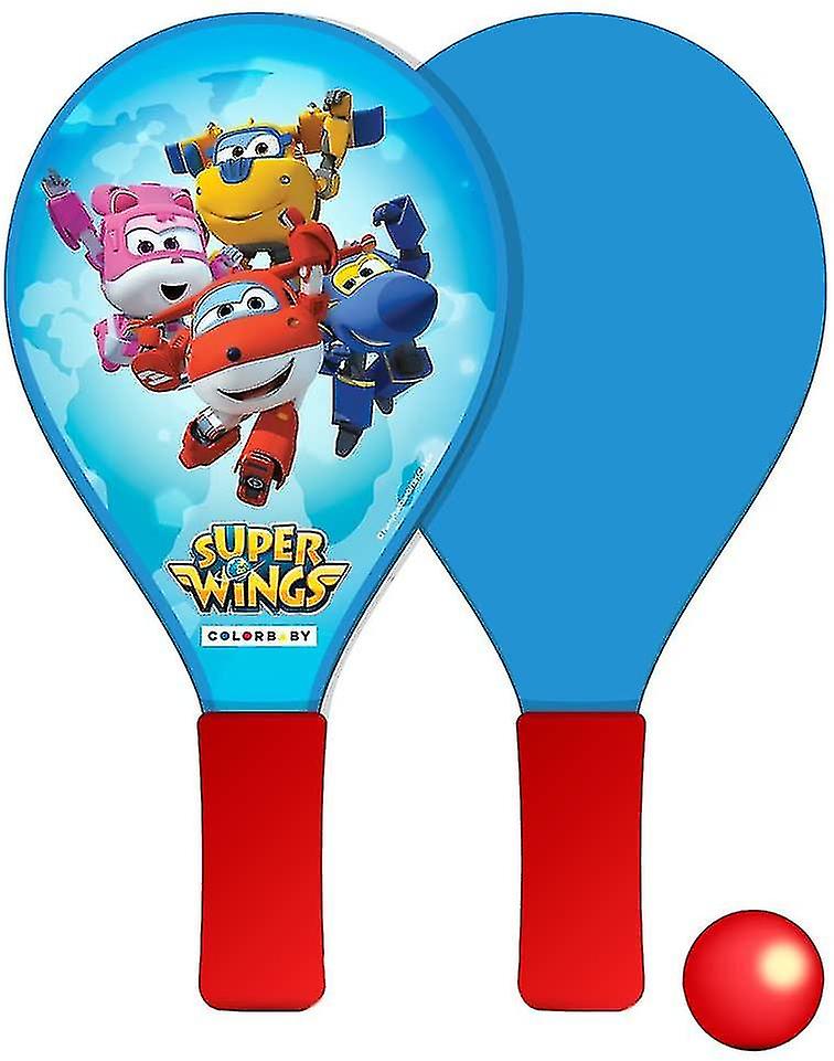 Set Palas Wooden Beach With Foam Handle 19.5x 1.5x 34cm (colorbaby 770
