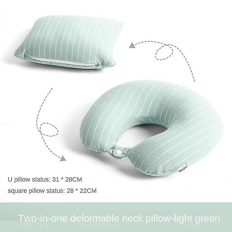 Soft comfortable travel pillow multi-functional two-in-one dual-purpose deformation pillow particles