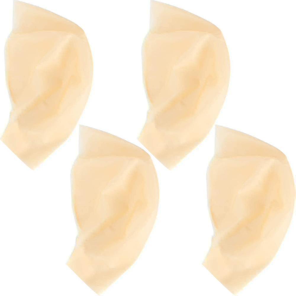 Bald Caps Latex Bald Cap For Adults Makeup Bald Head Wig Cap Costume Accessory 4pcs