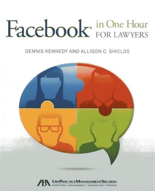 Facebookr In One Hour For Lawyers by Allison Shields Paperback
