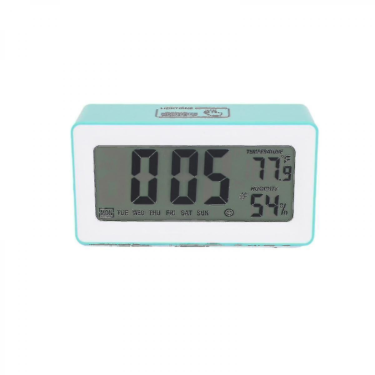 5 Inch Smart Lcd Electronic Clock Desktop With Alarm Clock Luminous Lazy Electronic Clock Multifunct