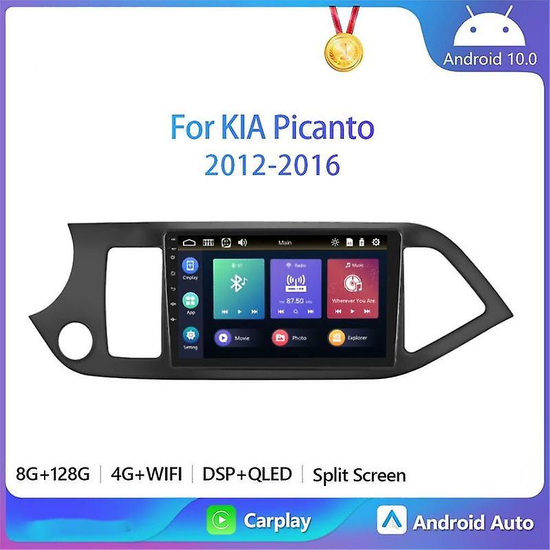 9" Android 11.0 4G WIFI Car Radio For KIA Picanto 2012-2016 Navigaion GPS 2din Carplay Stereo Player