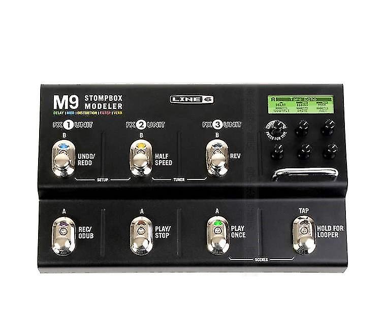 Line6 Stompbox Modeler M9 M-serien Effekter Classic Stompboxes Elektrisk guitar Single Stompbox